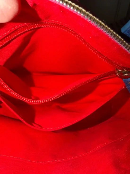 Dooney & Bourke Gretta Mini Top Handle Satchel - Pink Blue Crossbody DB Monogram - Picture 6 of 14